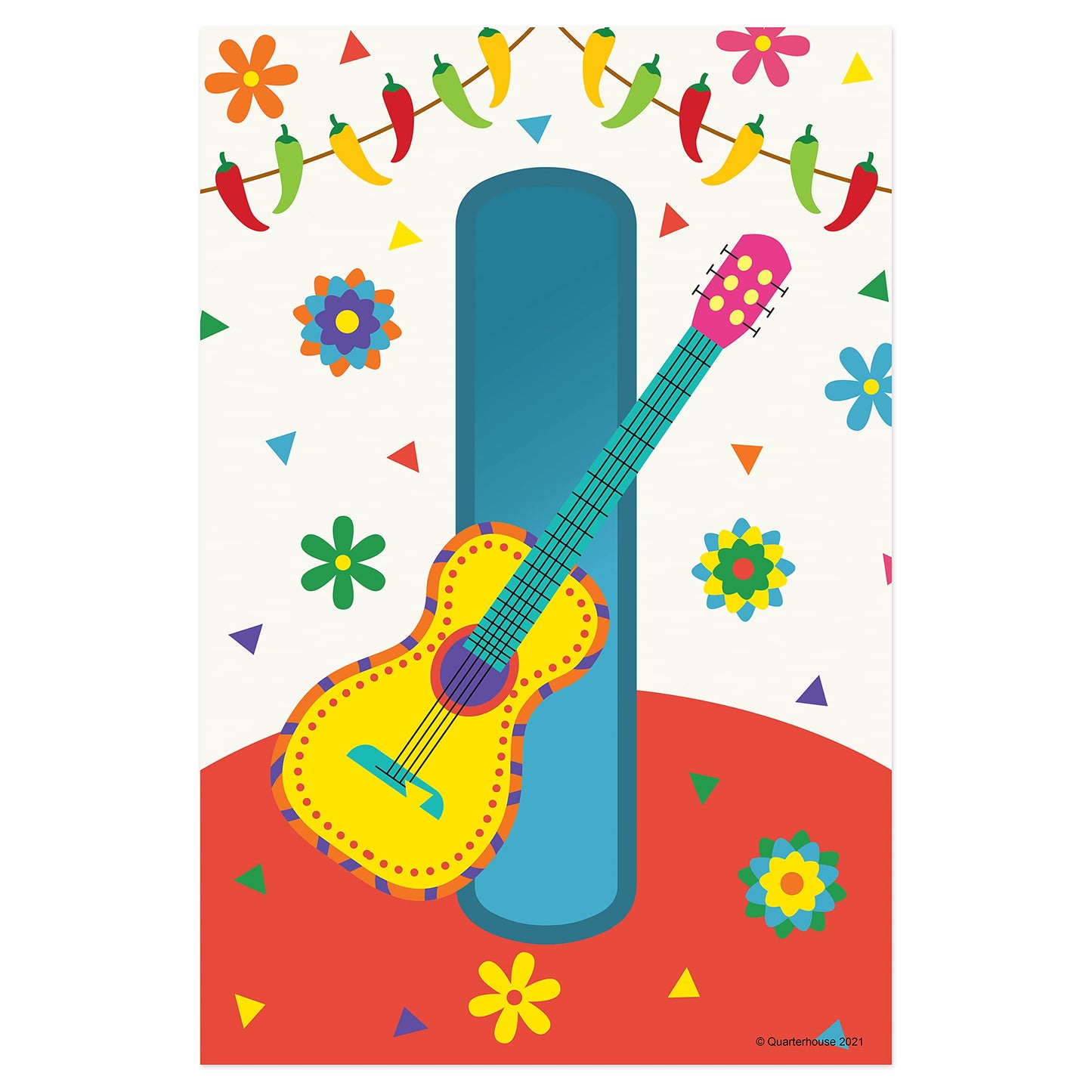 Quarterhouse Bienvenidos Welcome Poster Set, Spanish - ESL Classroom Learning Materials for K-12 Students and Teachers, Set of 11, 12 x 18 Inches, Extra Durable