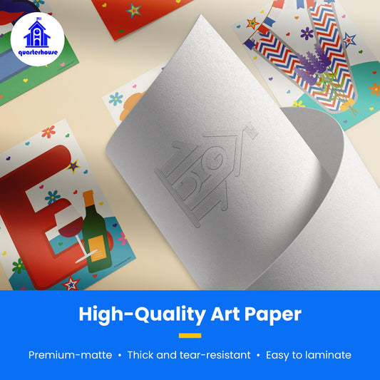 Quarterhouse Bienvenue Welcome Poster Set, French - ESL Classroom Learning Materials for K-12 Students and Teachers, Set of 9, 12 x 18 Inches, Extra Durable