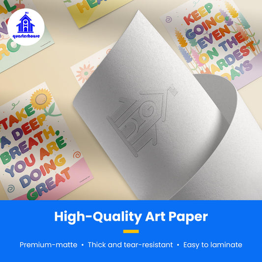 Quarterhouse Mental Health Poster Set, Psychology Classroom Learning Materials for K-12 Students and Teachers, Set of 8, 12x18, Extra Durable