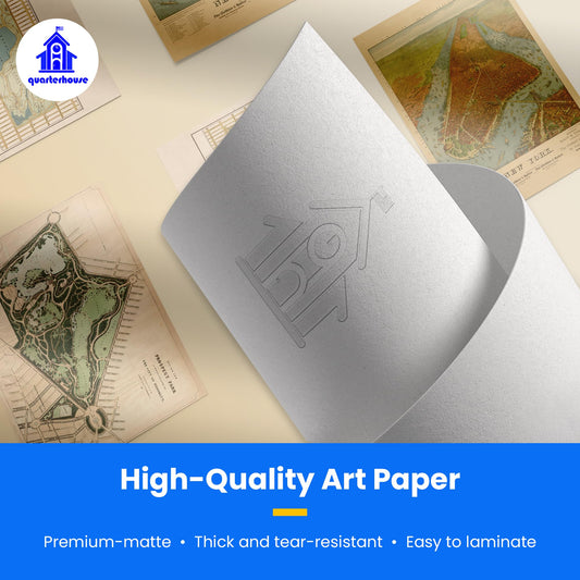 Quarterhouse Vintage New York Maps (Set B) Poster Set, Social Studies Classroom Learning Materials for K-12 Students and Teachers, Set of 3, 12 x 18 Inches, Extra Durable