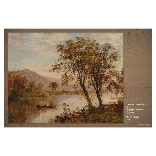 Quarterhouse 'Hudson River' Hudson School Poster, Art Classroom Materials for Teachers
