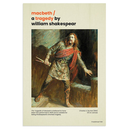 Quarterhouse Macbeth Poster, English-Language Arts Classroom Materials for Teachers