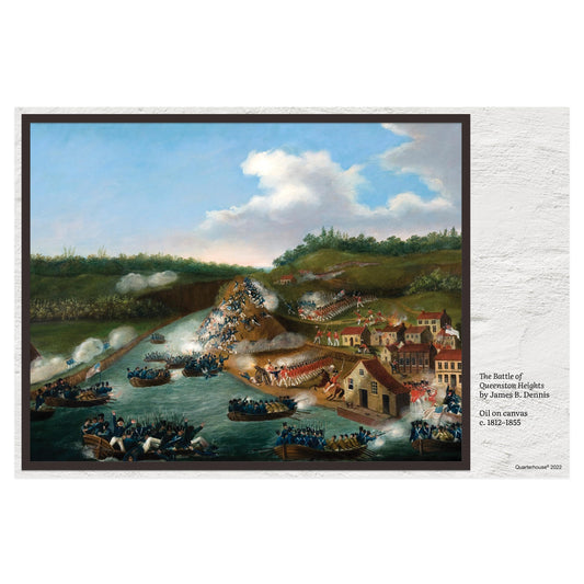 Quarterhouse War of 1812, 'The Battle of Queenston Heights' Poster, Social Studies Classroom Materials for Teachers