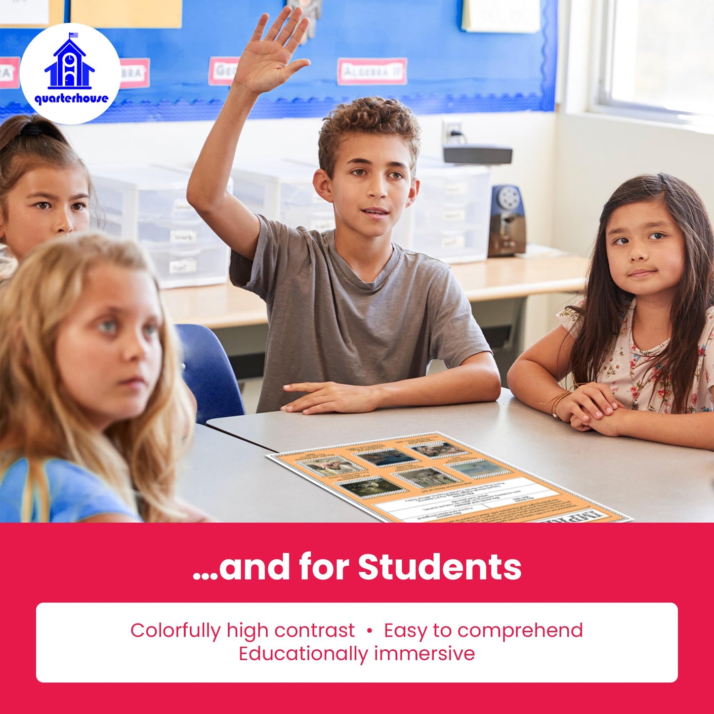 Quarterhouse Art Movements Poster Set, Art Classroom Learning Materials for K-12 Students and Teachers, Set of 6, 12 x 18 Inches, Extra Durable