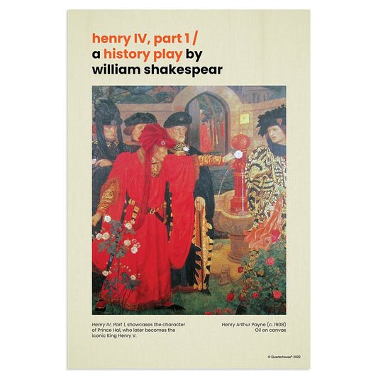 Quarterhouse Henry IV Poster, English-Language Arts Classroom Materials for Teachers