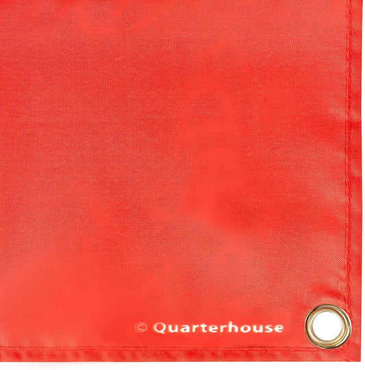 Quarterhouse Bienvenidos Welcome Banner for Spanish Classrooms, Businesses, & Special Events - Mexican Flag (Green, White, & Red) Background - Polyester, 60 x 10 Inches