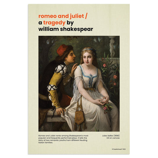 Quarterhouse Romeo and Juliet Poster, English-Language Arts Classroom Materials for Teachers