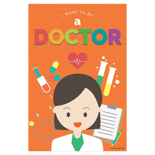 Quarterhouse Career as a Doctor Poster, Elementary Classroom Materials for Teachers