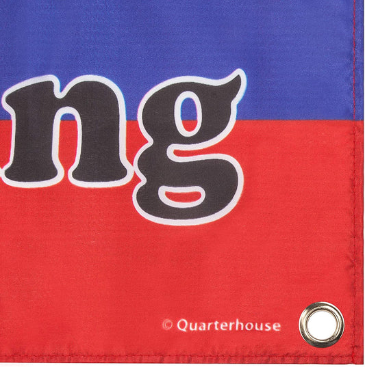 Quarterhouse Tagalog Welcome Banner for Filipino Classrooms, Bilingual Businesses, Special Events - Flag of the Philippines (Blue, Red, White & Yellow) Background - Polyester, 60 x 10 Inches