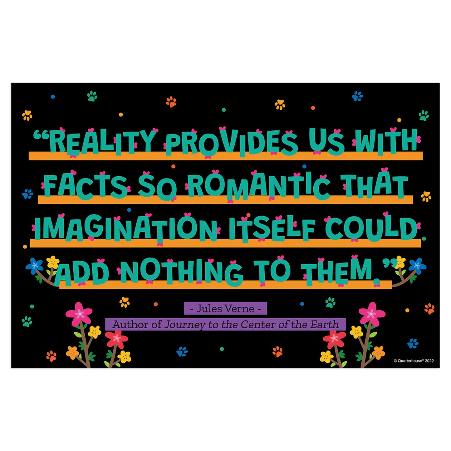 Quarterhouse Author Quotables - Agatha Christie Motivational Poster, English-Language Arts Classroom Materials for Teachers