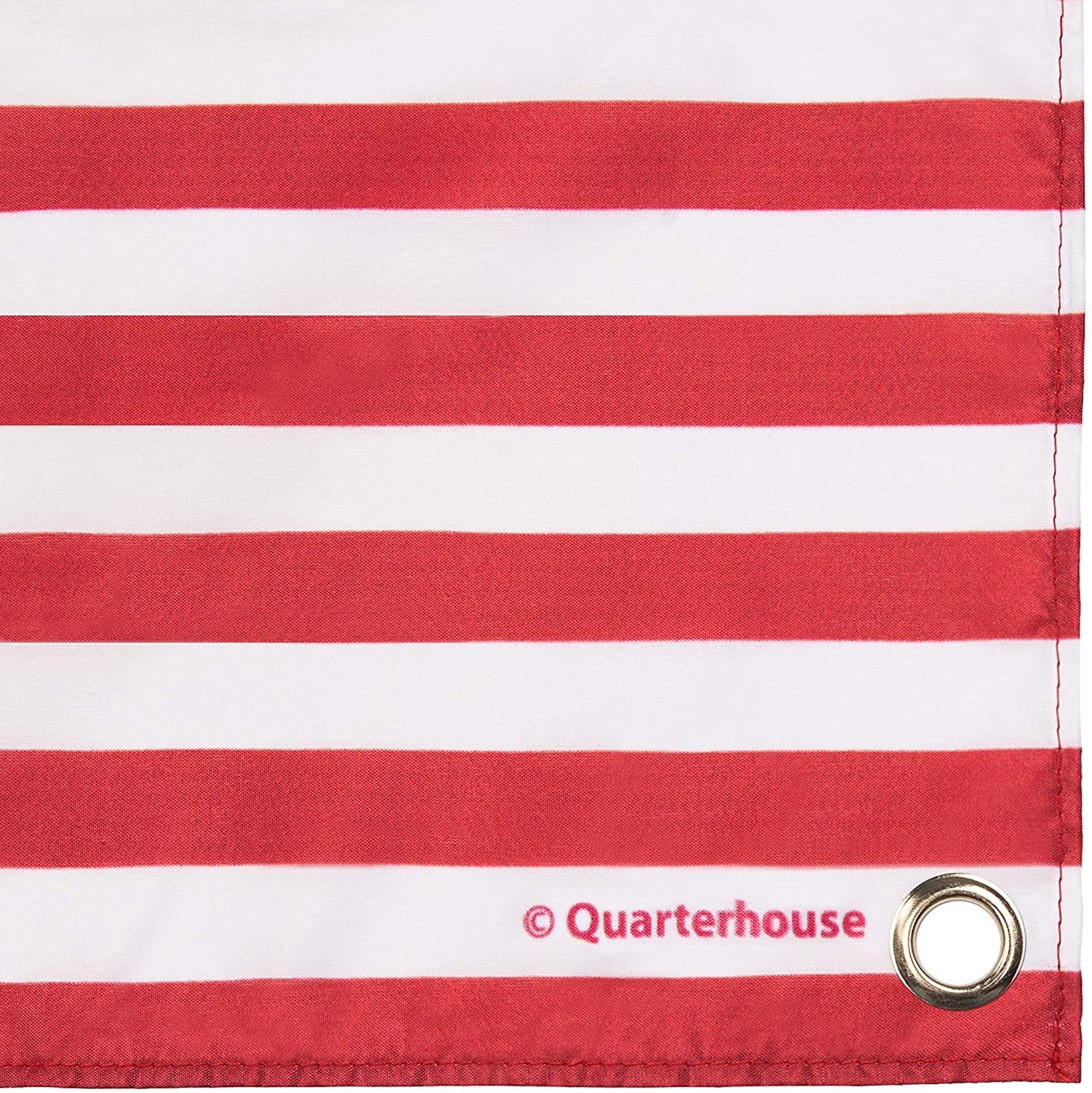 Quarterhouse English Welcome Banner for ESL Classrooms, Bilingual Businesses, Special Events - Flag of The United States (Red, White & Blue) Background - Polyester, 60 x 10 Inches