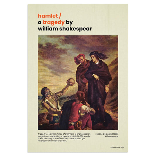 Quarterhouse Hamlet Poster, English-Language Arts Classroom Materials for Teachers