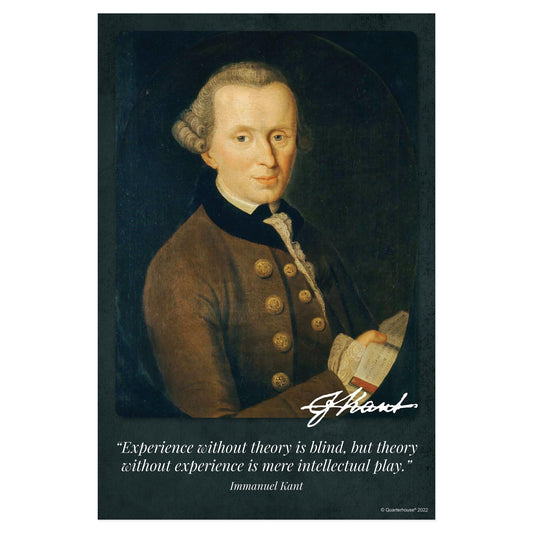 Quarterhouse Philosopher Quotables - Immanuel Kant Poster, English-Language Arts Classroom Materials for Teachers