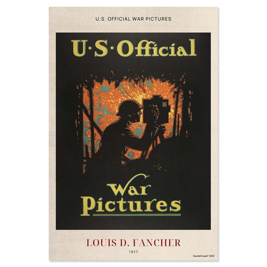 Quarterhouse WWI, 'U.S. Official War Pictures' Poster, Social Studies Classroom Materials for Teachers