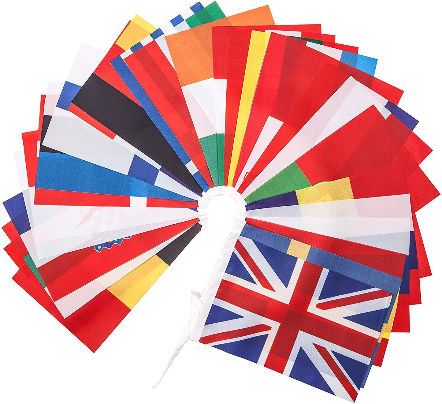 Quarterhouse European Union Country Flags - 28 EU Member Countries Per String - Polyester, 8 x 12 Inches