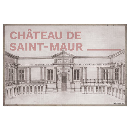 Quarterhouse Château de Saint Maur Poster, Art History Classroom Materials for Teachers