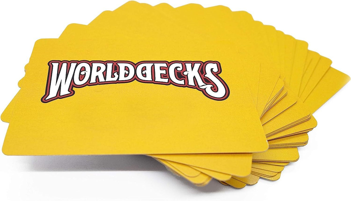 WorldDecks by Quarterhouse! Spanish and French - ESL Flash Cards for K-12 Students and Teachers, Set of 52, 2.5 x 3.5 Inches