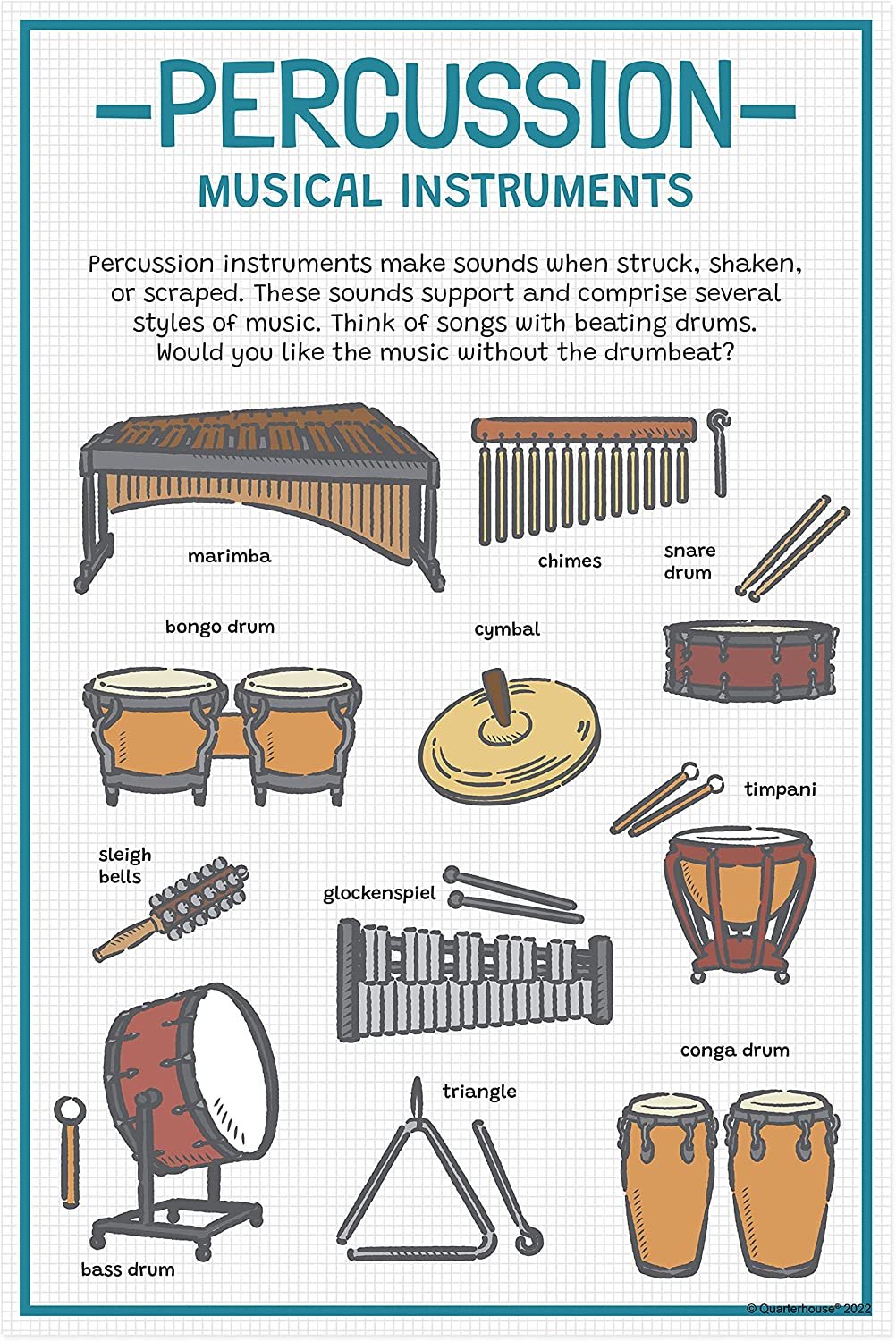 Quarterhouse Instrument Families PlakatQuarterhouse Instrument Families Plakat  